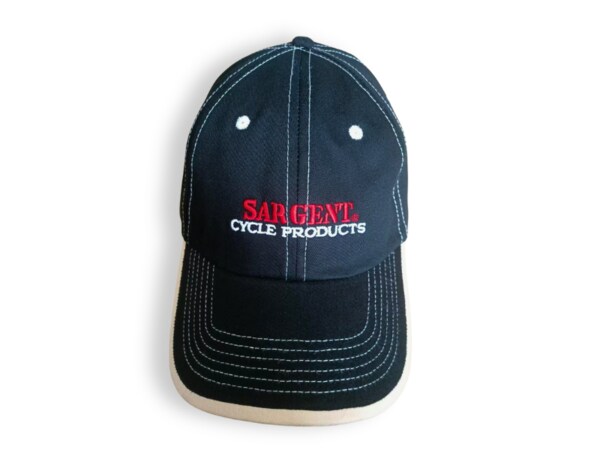 The Sargent Cycle Products Baseball Cap is a must for all motorcycle riders.